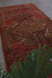 Moroccan Vintage Rug with Ornate Floral Patterns - 5.6 x 11.2 Feet