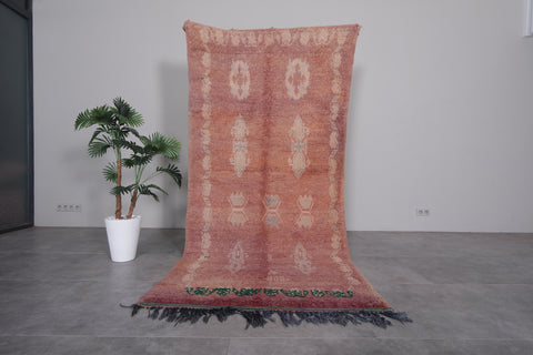 Vintage Moroccan rug 4.3 X 9.5 Feet