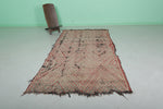 Vintage Moroccan Rug 4.8 X 9.6 Feet