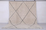 Beige Hand Knotted rug - Moroccan rug - Custom rug