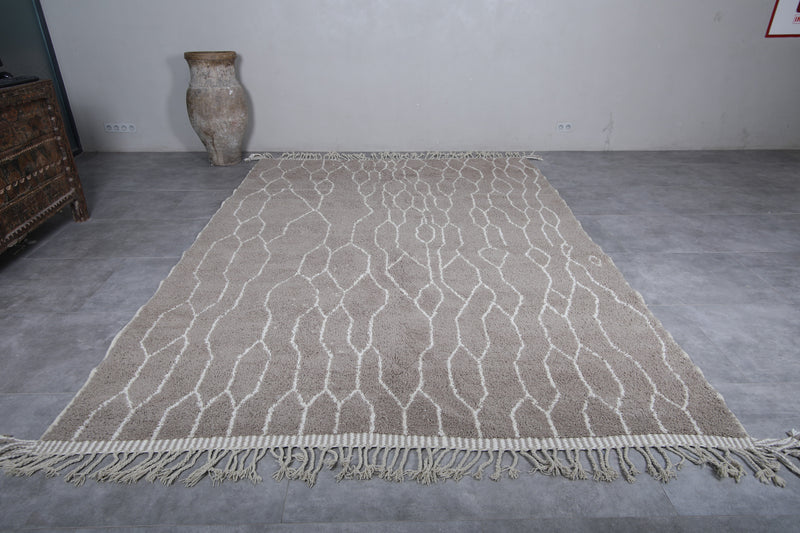 Moroccan Traditional Rug - 8.2 x 11.4 Feet | Handwoven Wool