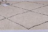 Beige Hand Knotted rug - Moroccan rug - Custom rug