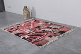 beni ourain rug 3.8 X 5.1 Feet