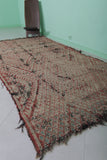 Vintage Moroccan Rug 4.8 X 9.6 Feet