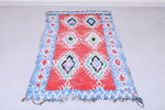 Moroccan berber rug 3.6 X 6.6 Feet - Boucherouite Rugs