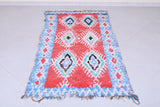 Moroccan berber rug 3.6 X 6.6 Feet - Boucherouite Rugs