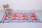 Moroccan berber rug 3.6 X 6.6 Feet - Boucherouite Rugs