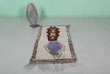 Beautiful Moroccan Tribal Rug 2.3 X 4.7 Feet