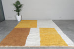 Hand-Knotted Moroccan rug - Custom rug - Wool rug