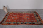 Handwoven Tribal Moroccan Rug - 4 x 6.5 Feet