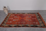 Handwoven Tribal Moroccan Rug - 4 x 6.5 Feet