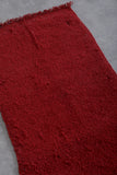 Small berber rug 1.7 X 3.2 Feet - red rug