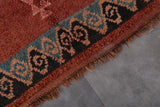 Handwoven Tribal Moroccan Rug - 4 x 6.5 Feet