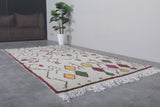 Azilal Berber rug 5 X 9 Feet - vintage rug