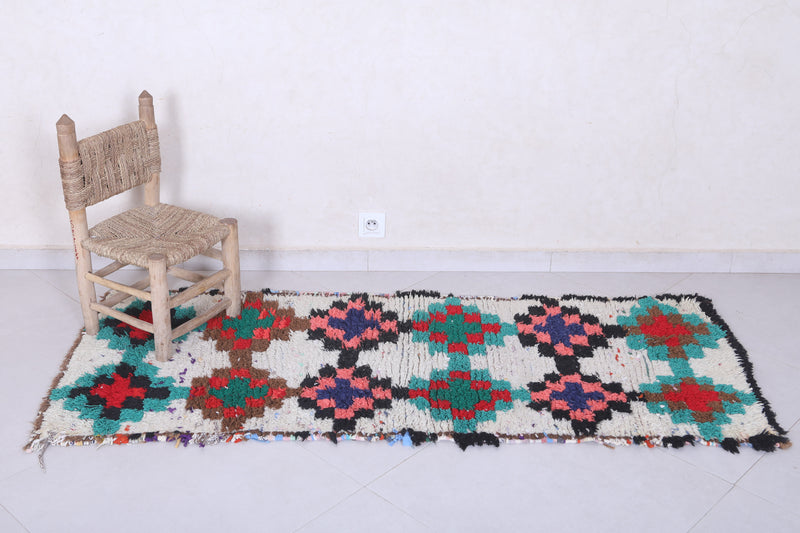 Colorful Moroccan Berber Rug - 2.4 x 6.1 Feet