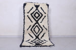 Moroccan Berber Rug – Geometric Diamond Design, 2.7 X 6 Feet