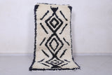 Moroccan Berber Rug – Geometric Diamond Design, 2.7 X 6 Feet