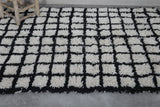 handmade berber rug 4.6 FT X 6.2 Feet - striped rug