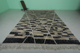 Hadwoven Moroccan rug 8.4 ft x 11.8 ft