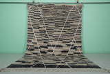 Hadwoven Moroccan rug 8.4 ft x 11.8 ft