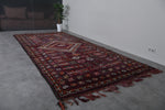 Moroccan Vintage Rug with Intricate Patterns - 6.5 x 13.8 Feet