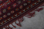 Moroccan Vintage Rug with Intricate Patterns - 6.5 x 13.8 Feet