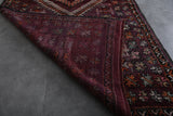 Moroccan Vintage Rug with Intricate Patterns - 6.5 x 13.8 Feet