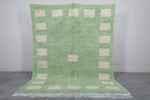 Green Moroccan rug 6 X 8 Feet