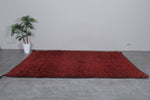 Moroccan Boujaad Rug 6.7 X 9.7 Feet – Plush Handmade Red Carpet