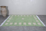 Green Moroccan rug 6 X 8 Feet