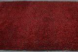 Moroccan Boujaad Rug 6.7 X 9.7 Feet – Plush Handmade Red Carpet