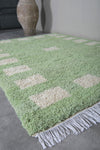 Green Moroccan rug 6 X 8 Feet