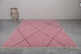 Moroccan rug Beni ourain Pink - Handmade Custom rug