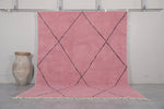 Moroccan rug Beni ourain Pink - Handmade Custom rug