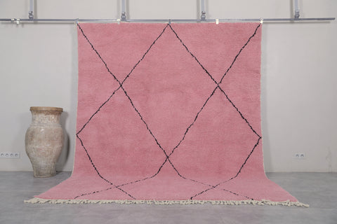 Moroccan rug Beni ourain Pink - Handmade Custom rug