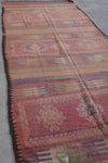 Vintage moroccan rug 5.3 X 12.8 Feet