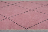 Moroccan rug Beni ourain Pink - Handmade Custom rug