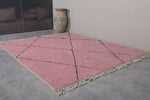 Moroccan rug Beni ourain Pink - Handmade Custom rug