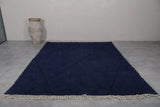 Blue Moroccan rug - Contemporary rug - Beni Wool rug