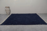 Blue Moroccan rug - Contemporary rug - Beni Wool rug