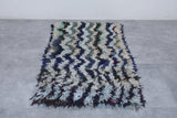 Vintage moroccan runner rug 3 X 5 Feet