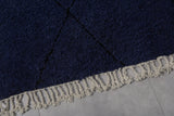 Blue Moroccan rug - Contemporary rug - Beni Wool rug