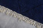 Blue Moroccan rug - Contemporary rug - Beni Wool rug