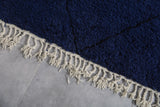 Blue Moroccan rug - Contemporary rug - Beni Wool rug