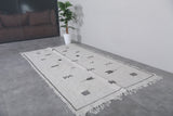 Handwoven berber rug 4.9 FT X 8.7 FT