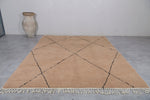 Moroccan rug Taupe - Handmade Custom Beni rug