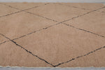 Moroccan rug Taupe - Handmade Custom Beni rug