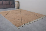 Moroccan rug Taupe - Handmade Custom Beni rug