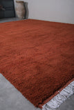 Beni Ourain Terracotta rug - Custom moroccan rug