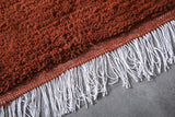 Beni Ourain Terracotta rug - Custom moroccan rug